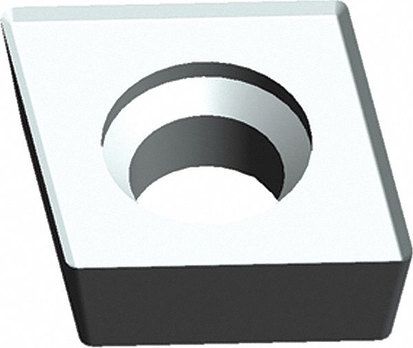 Diamond Turning Insert: CCGX Insert, Neutral, 3/32 in Thick, 0.0080 in Corner Radius
