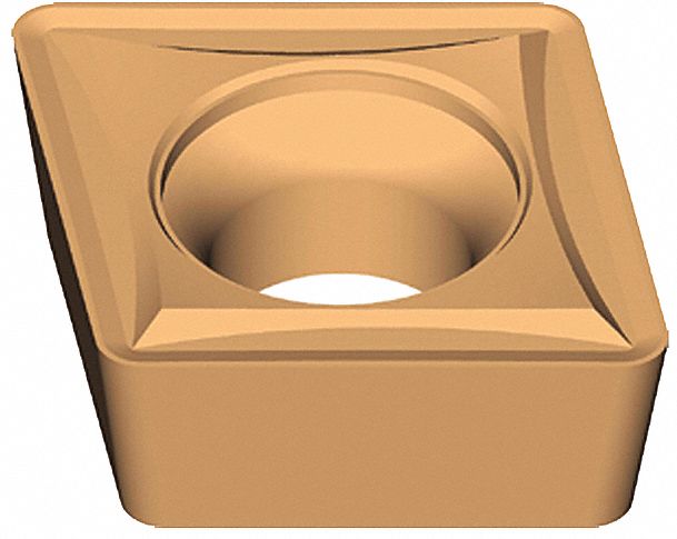 Diamond Turning Insert: CCMT Insert, Neutral, 3/16 in Thick, 1/32 in Corner Radius