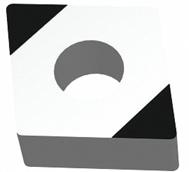Diamond Turning Insert: CNGA Insert, Neutral, 3/16 in Thick, 1/32 in Corner Radius