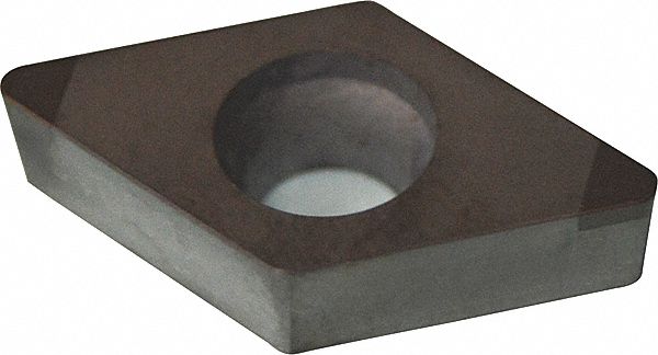 Diamond Turning Insert: DCGW Insert, Neutral, 3/32 in Thick, 1/64 in Corner Radius