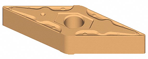 Diamond Turning Insert: VNMG Insert, Neutral, 3/16 in Thick, 1/32 in Corner Radius