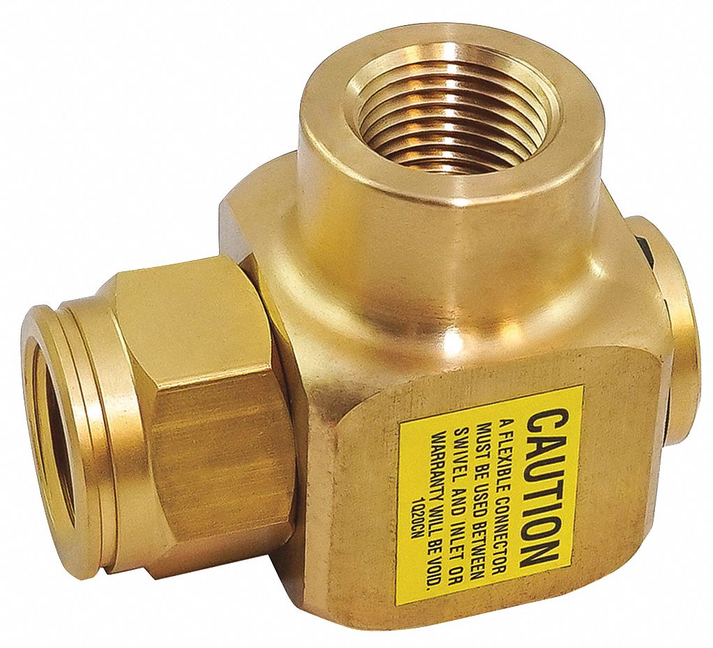 Swivel: 3/8 in FNPT, 3/8 in FNPT, For EN/T/XTM Reel Series, 3, 000 psi Max Op Pressure