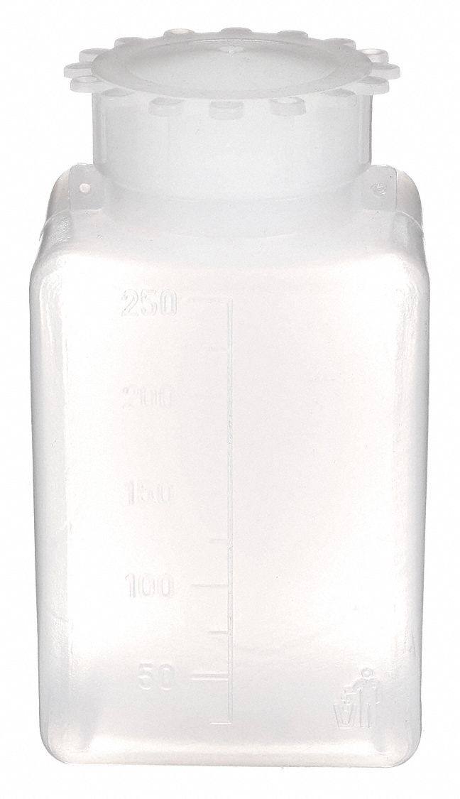 BOTTLE,250ML,PLASTIC,WIDE,PK10