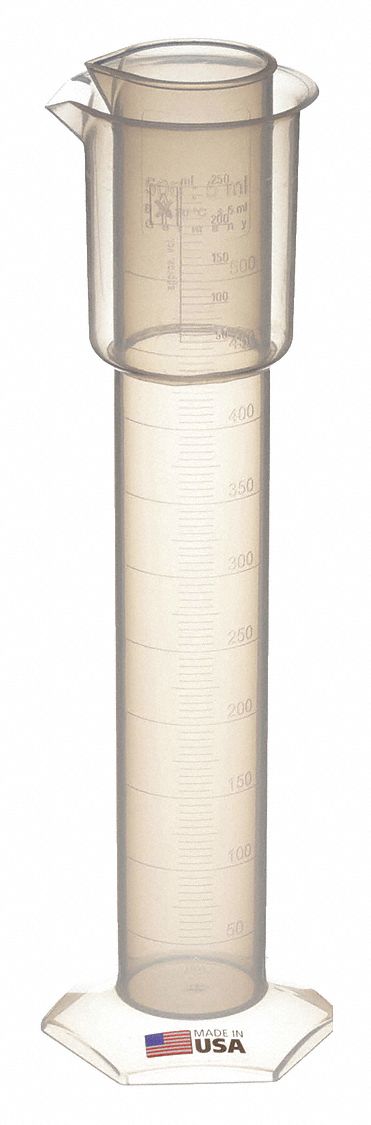 HYDROMETER JAR,500ML,PLASTIC,WIDE