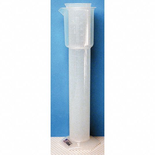 DYNALON Wide Mouth Round Hydrometer Jar, Hydrometer, Plastic, 500 mL