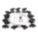 FESTOON SYSTEM KIT, WIRE ROPE, 60 FT TO 60 FT, 76 FT MIN CABLE/HOSE REQUIRED, ROUND
