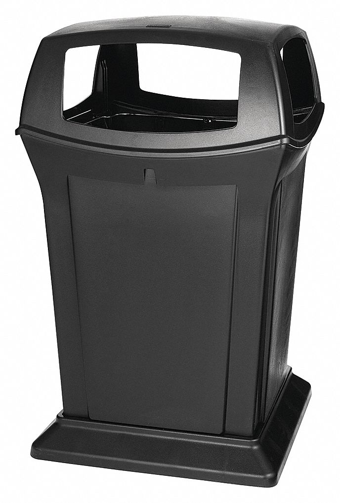 POUBELLE RANGER 45 GAL NOIR