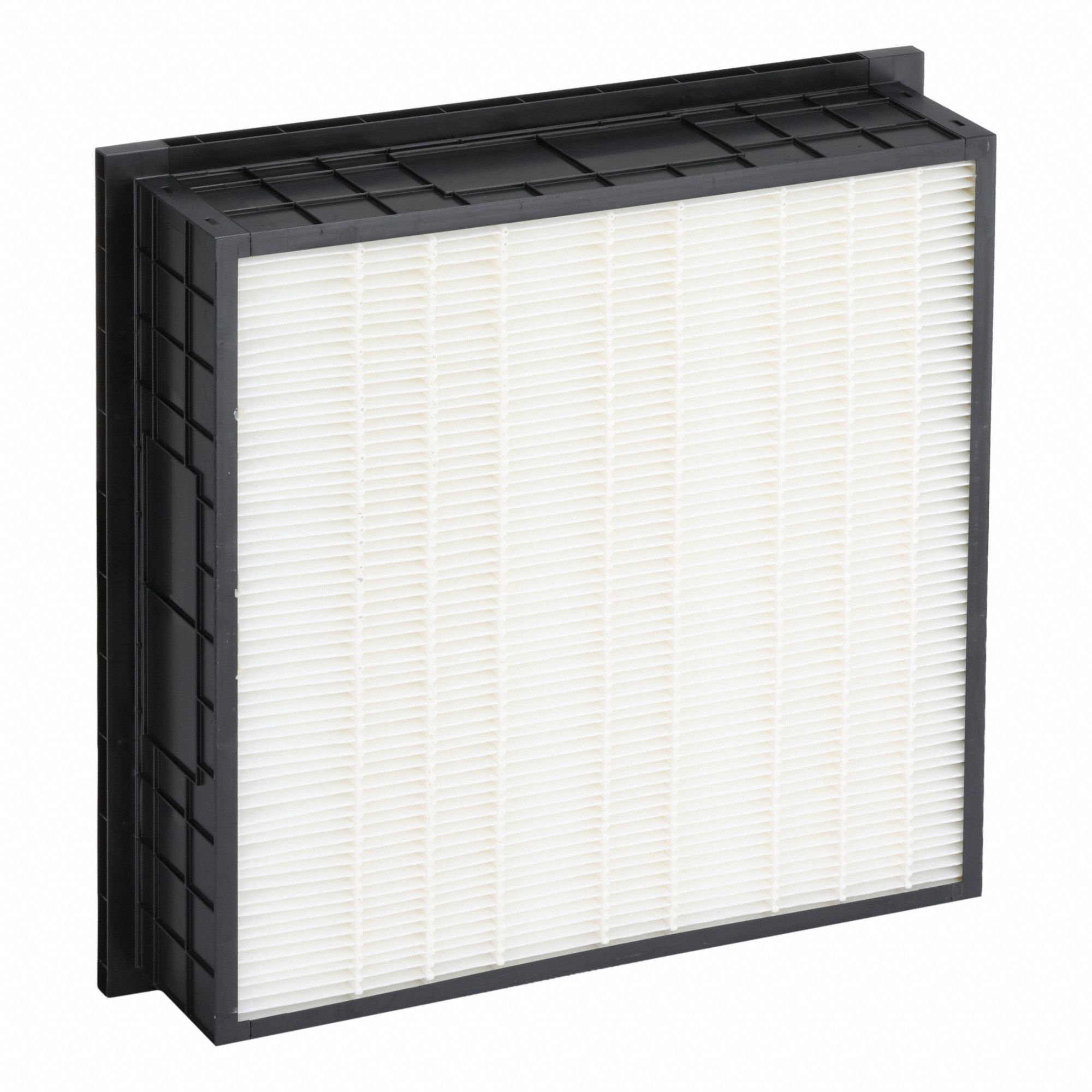 Minipleat Air Filter: 24 in x 24 in x 6 in, Synthetic, Plastic, Single Header, MERV 14