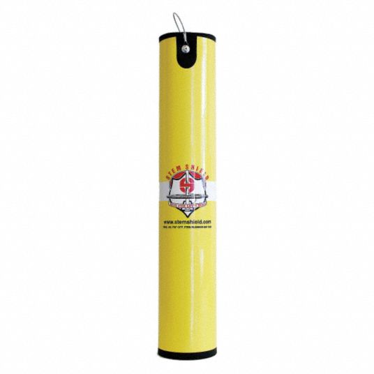STEM SHIELD Valve Cover, PVC Core with Elastafoam Wrap, Yellow 33NT02