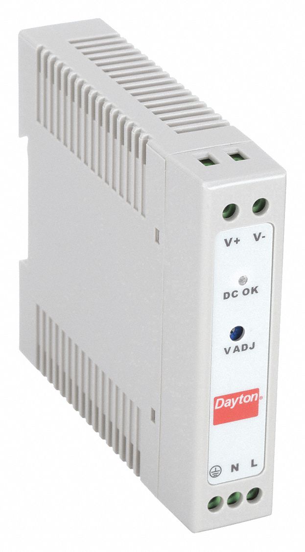 DC Power Supply: DIN Rail, 15 W Output Power - Rated, 1.25 A Current - Output, Single Phase