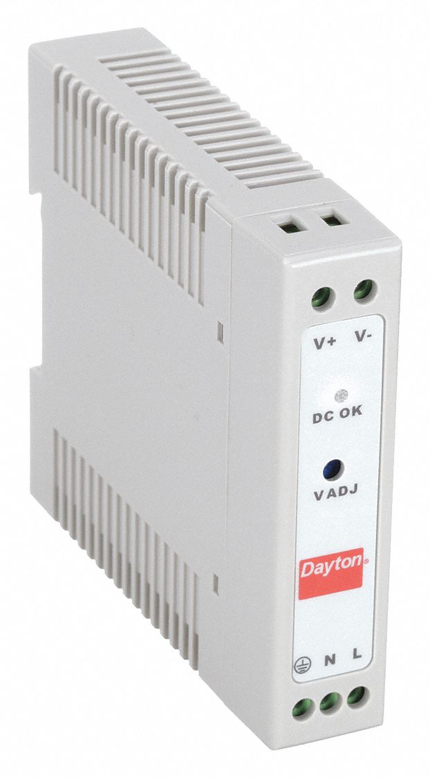 DC Power Supply: DIN Rail, 30 W Output Power - Rated, 1.25 A Current - Output, Single Phase