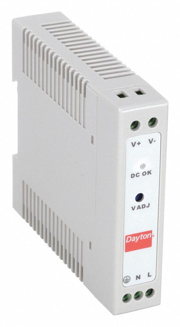 DC POWER SUPPLY, DIN RAIL, 30 W OUTPUT POWER-RATED, 1.25 A CURRENT OUTPUT, SINGLE PHASE