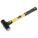 STEEL ENGINEERING HAMMER, FIBREGLASS HANDLE, 3 LB HEAD WT, 1⅝ IN DIA, 16 IN OVERALL L