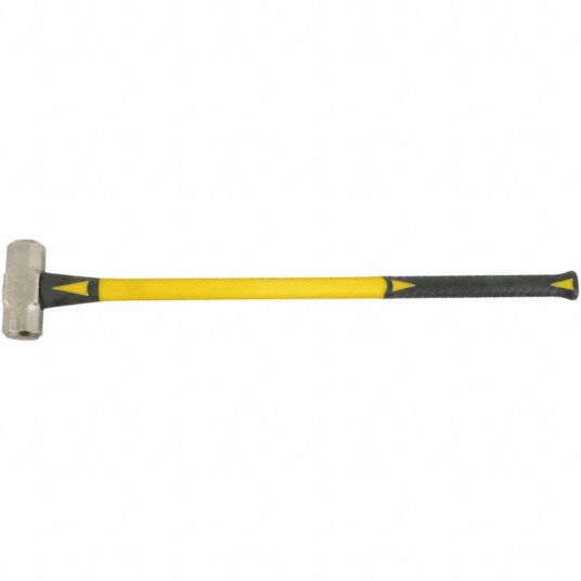 EGA Master - Sledge Hammers; Head Weight (Lb): 1.1023; Tool Type: Sledge  Hammer; Head Material: Aluminum Bronze; Head Weight Range: 1 to 2.9 Lb;  Handle Material: Hickory; Overall Length Range: 25″ - 79272480 - MSC  Industrial Supply