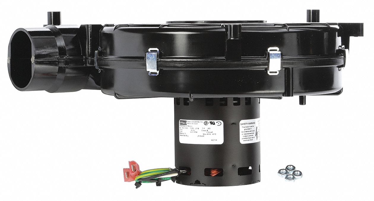 Draft Inducer: Furnace, Intercity Products, 1011409/1164280/702110299/702110702, 115V AC