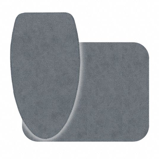 IMPACT Hand Dryer Floor Mat, 18 inL x 23 inW x 1 inH, Unscented, Gray