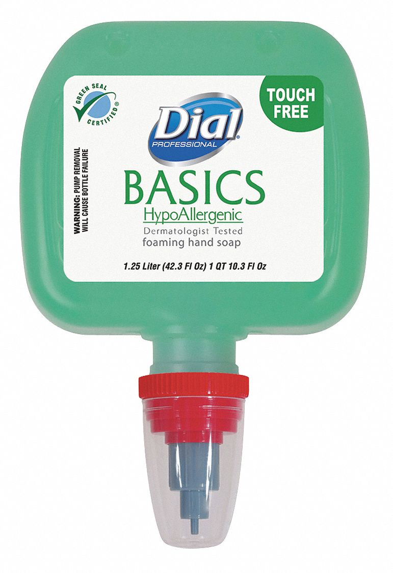Dial fresh foam hand soap 1250ml cartridge dial basics pk 3