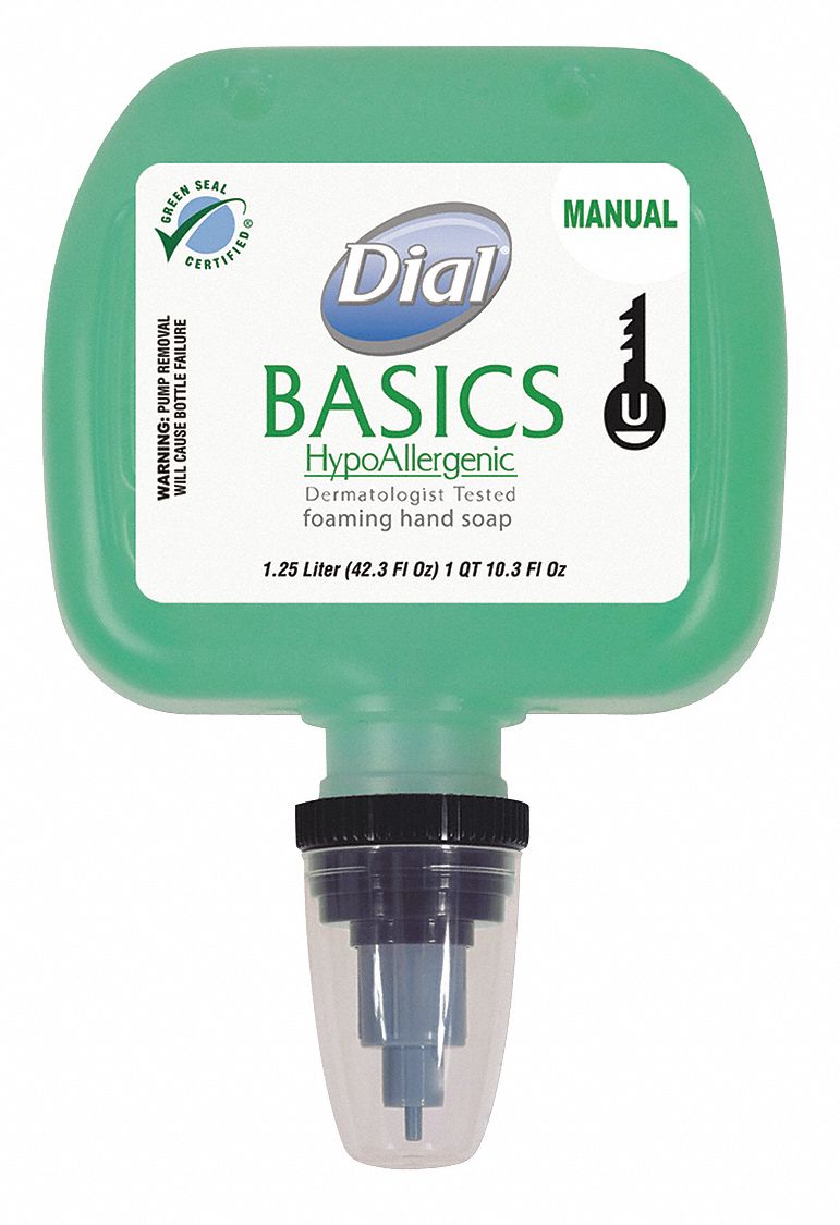 Fresh foam hand soap 1250ml cartridge dial basics pk 3 grainger