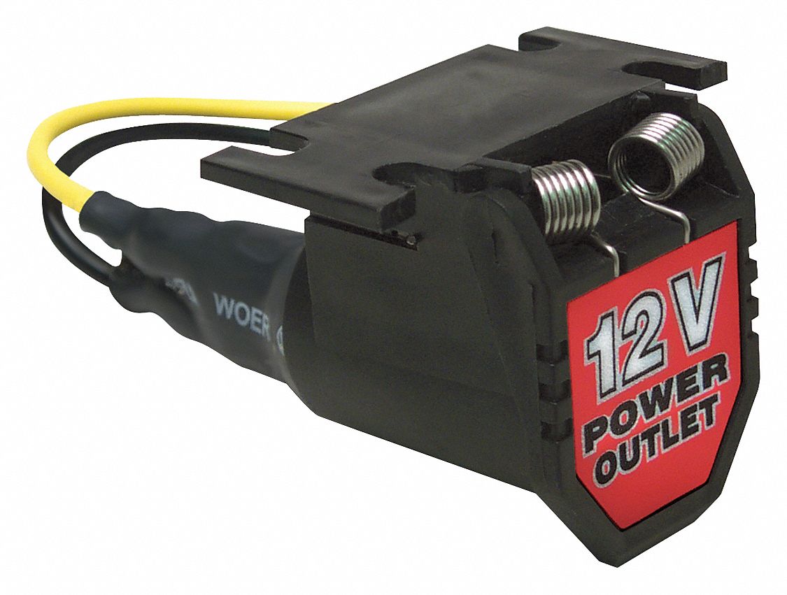 ROADPRO Auxiliary Power Outlet, Auto Travel, 12V 33NU57RPPS16ES