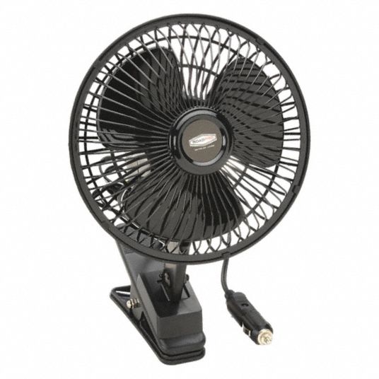 NHR 12 Volts DC Oscillating automotive Fan Directly Run Through