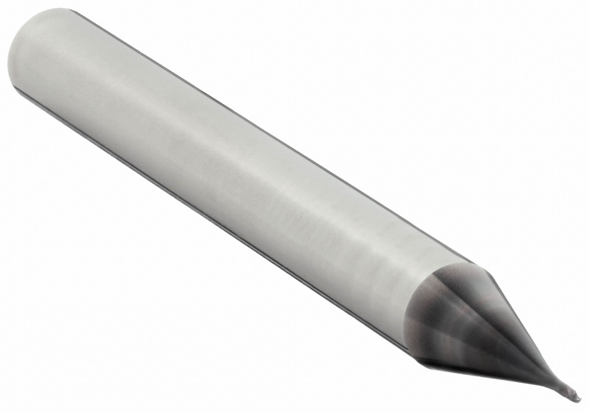 Ball End Mill: Carbide, WXL Coated, 2 Flute, 1/16" Mill Dia, 1/16" LOC, 2-1/2" OAL