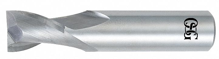 Square End Mill: Carbide, 2 Flute, 1/8" Mill Dia, 1/4" LOC, 1-1/2" OAL