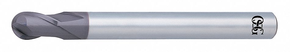 Ball End Mill,  0.25 in,  Carbide