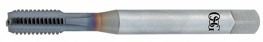 Straight Flute Tap: 1/4"-28 UNF, H3 / 2B-3B, 4 Flute, Bottoming Chamfer, V Coated Powdered Metal