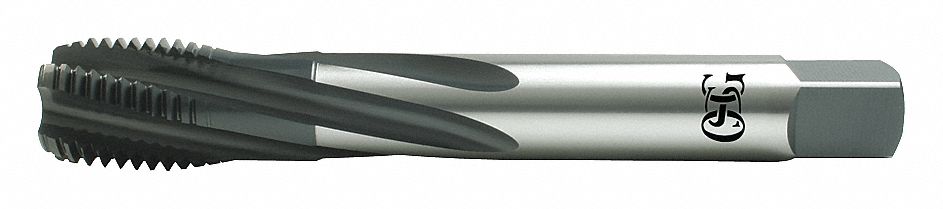 Spiral Flute Tap: M24x3 Thread Size, 24.00 mm Thread Lg, 160.00 mm Overall Lg, Right Hand, D9