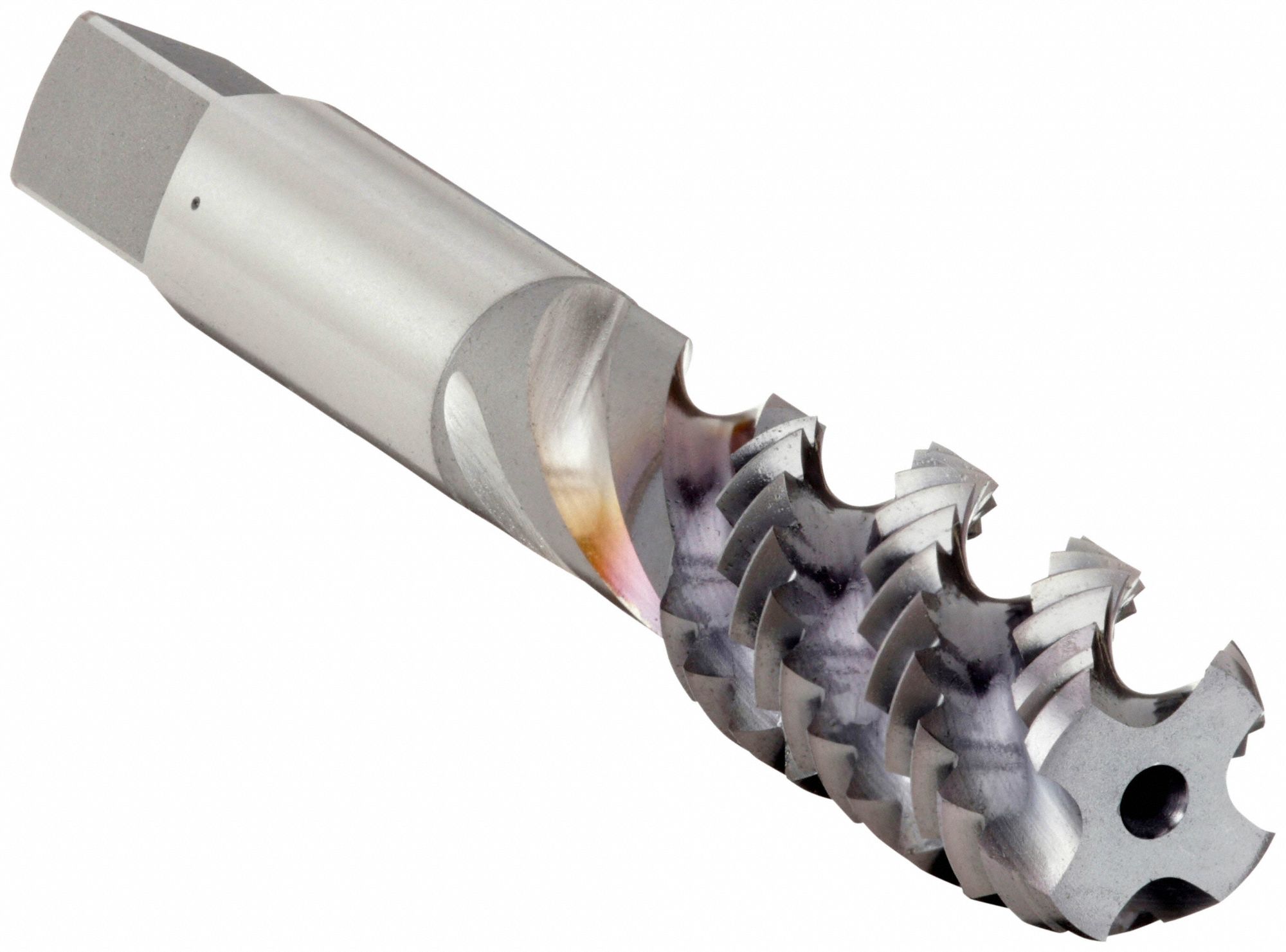 Spiral Flute Tap: 3/4"-10 Thread Size, 1 3/16 in Thread Lg, 4 1/4 in Overall Lg, Bottoming, H3