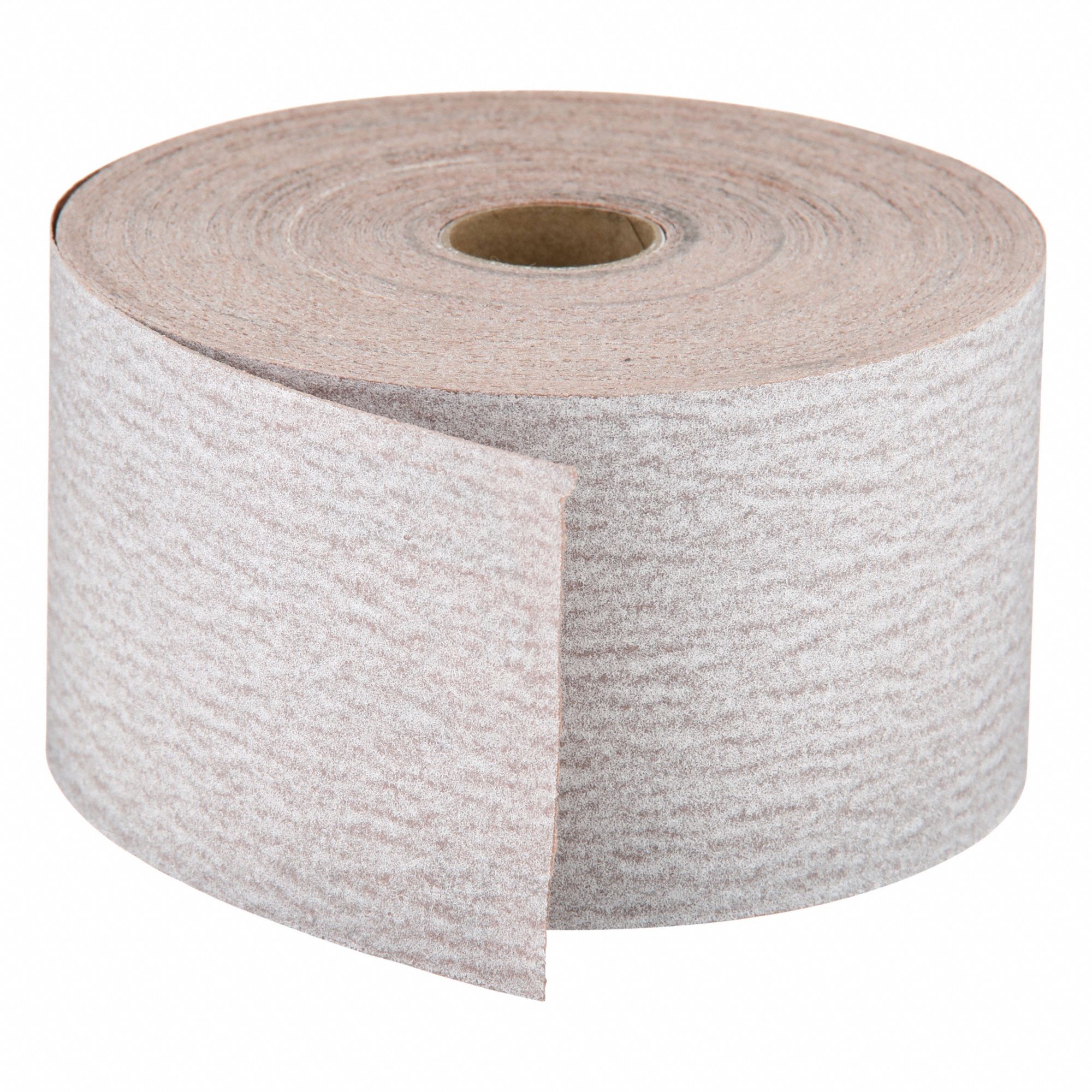 Sandpaper Roll: 2 3/4 in W x 135 ft L, Aluminum Oxide, P180 Grit, B Wt Paper, PSA, A275OP, B