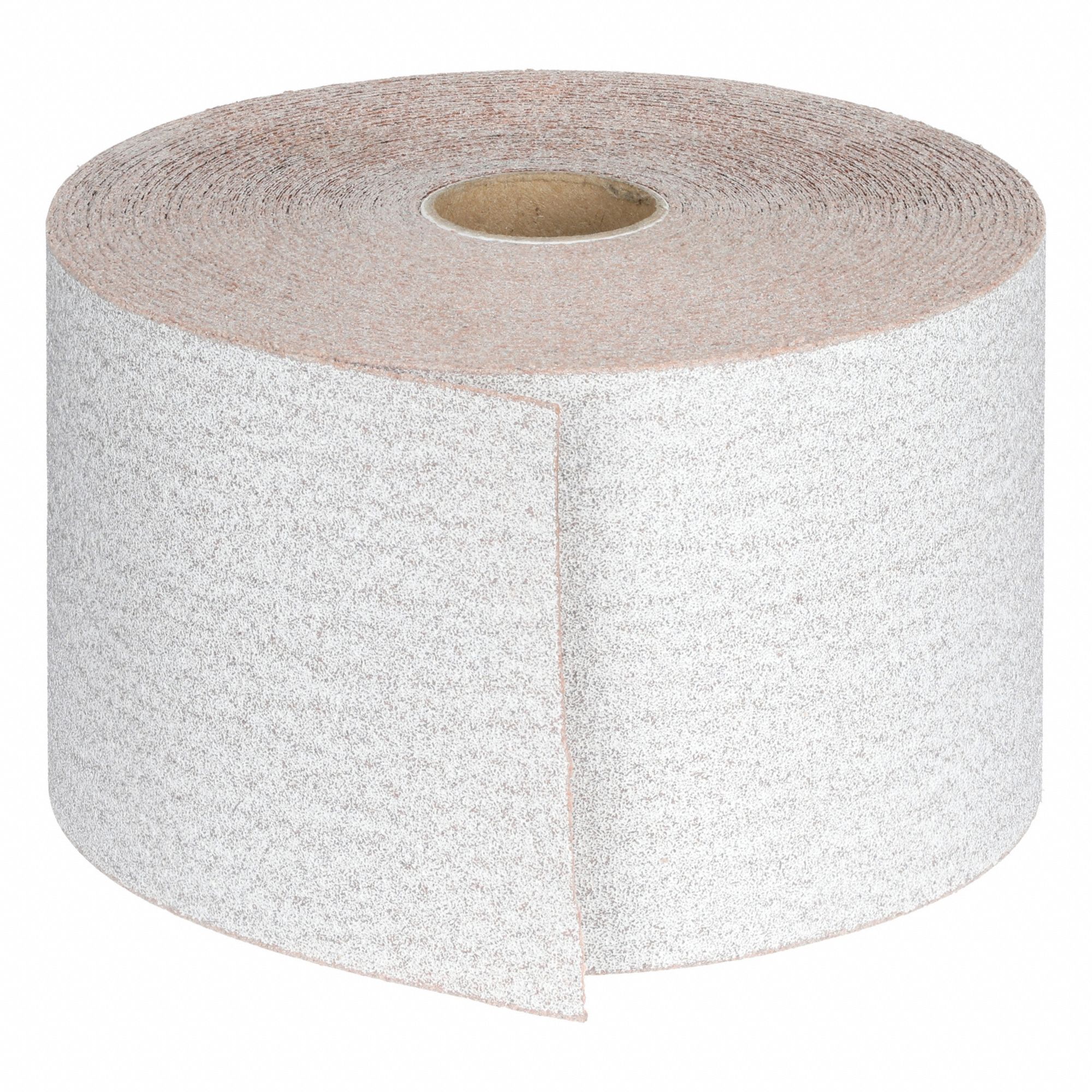 Sandpaper Roll: 2 3/4 in W x 90 ft L, Aluminum Oxide, P120 Grit, B Wt Paper, PSA, A275OP, B