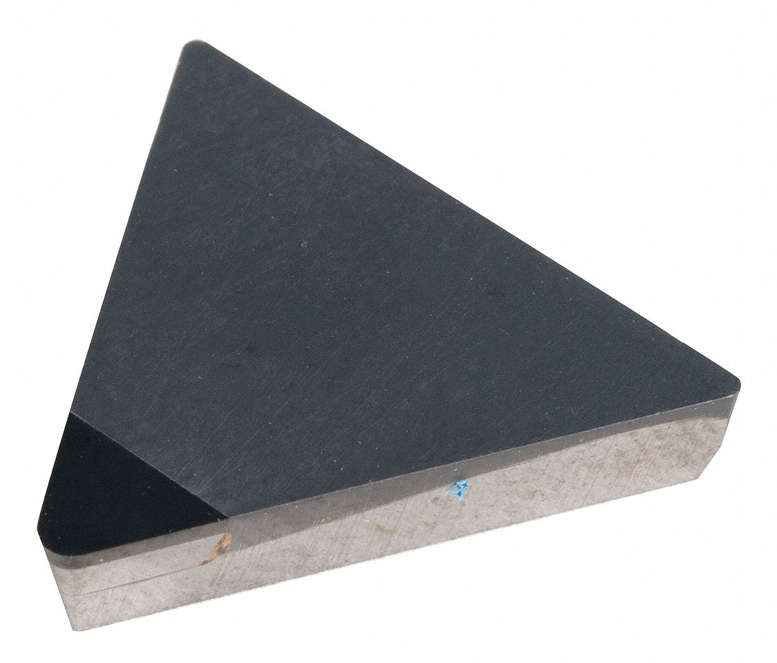 POLYTECH DIAMOND Triangle Turning Insert, TPG, PCD 33PK42TPG322 PCD Grainger