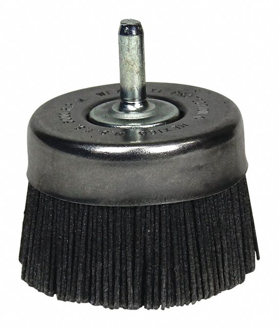 BRUSH ABRASIVE CUP 2-1/2IN