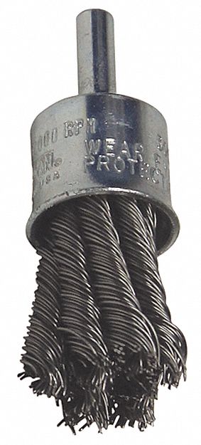 BRUSH END 1IN KNOT 1/2IN ODX.0