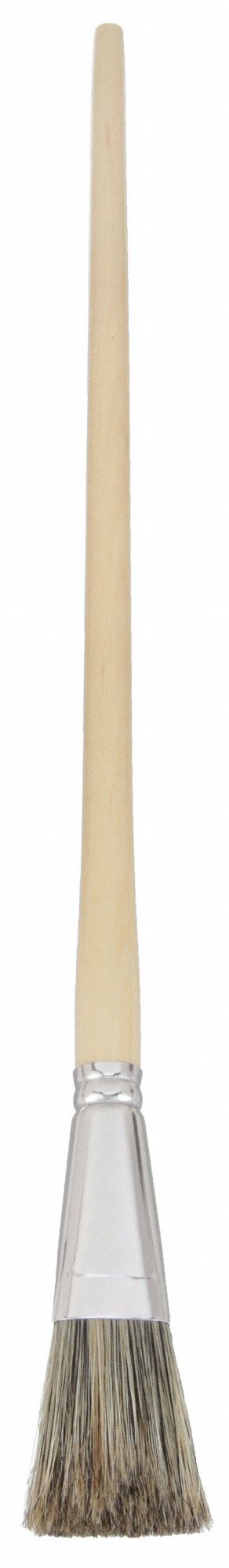 Paint Brush: Flat Sash Brush, 1 in, Natural, Hog Hair