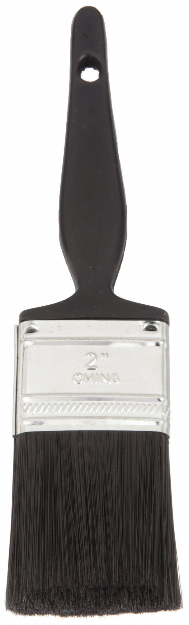 Paint Brush: Flat Sash Brush, 2 in, Synthetic, Polyester