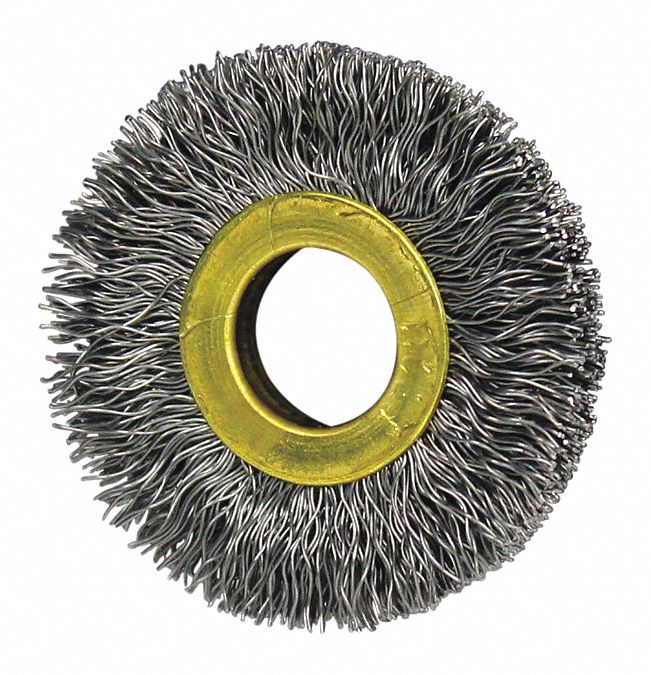 WHEEL CRIMPED WIRE 3IN .005 STEEL