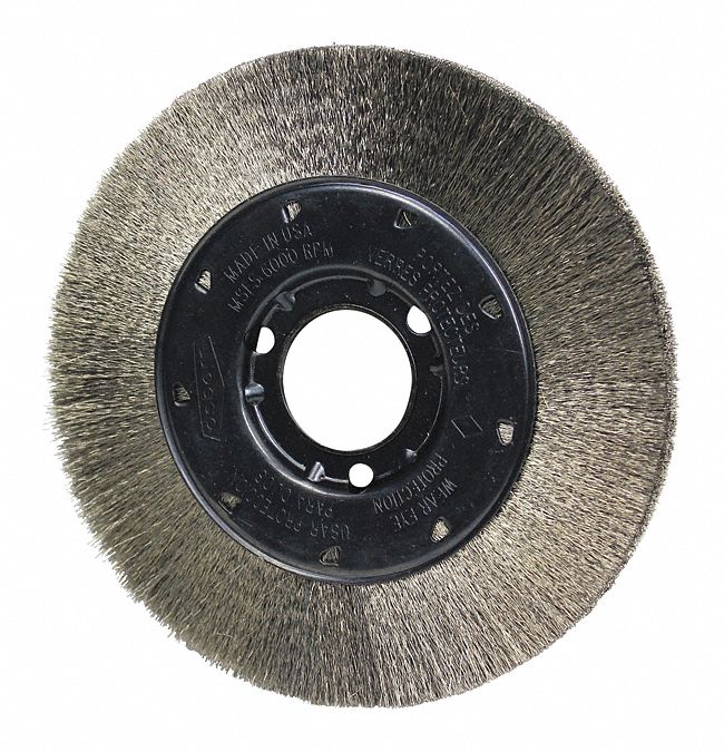 BRUSH WHEEL WIRE 4IN