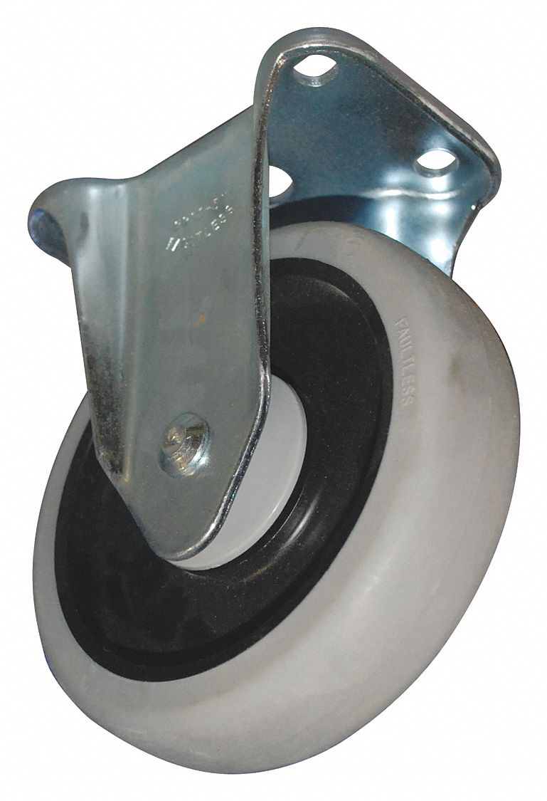 Replacement Caster: 5 in Overall Wd, 3 in Overall Dp