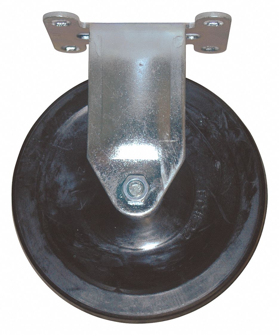 Replacement Caster: 5 in Overall Wd, 2 1/2 in Overall Dp