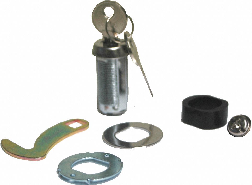 Lock, Keys and  Spacer Kit, Lock and Key Steel