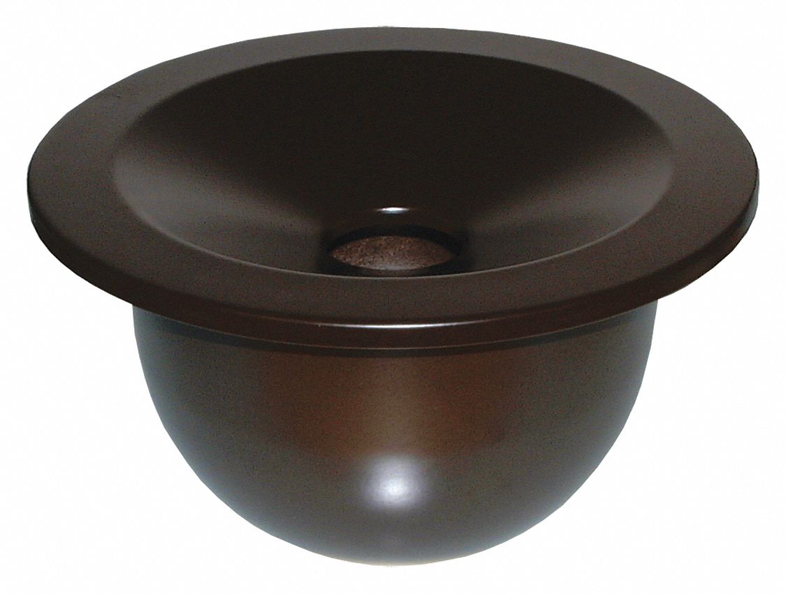 RUBBERMAID COMMERCIAL PRODUCTS GRFG3975M3SBLE Ashtray,Sable 33PW04