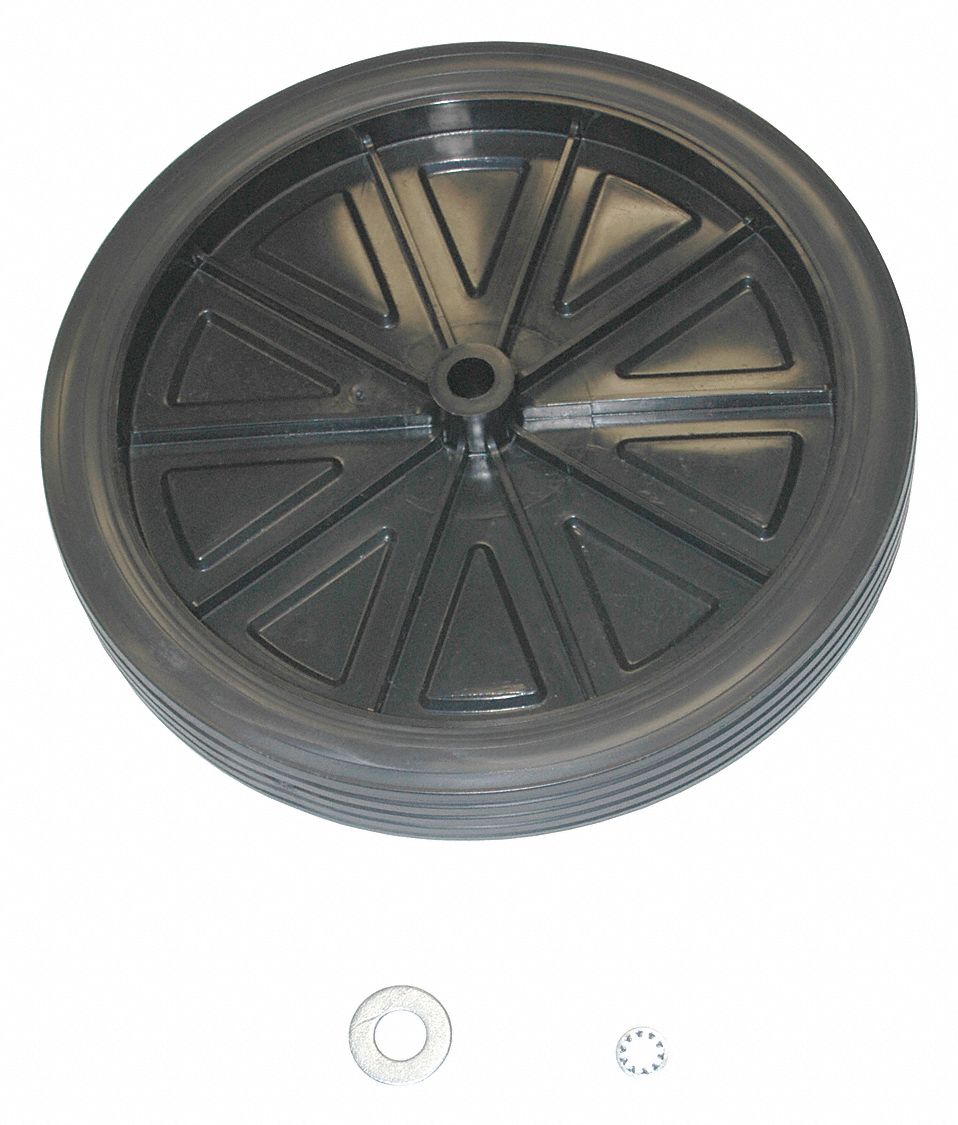 RUBBERMAID COMMERCIAL PRODUCTS, For 1FYG4, For FG9W7100BLA, Wheel Kit ...