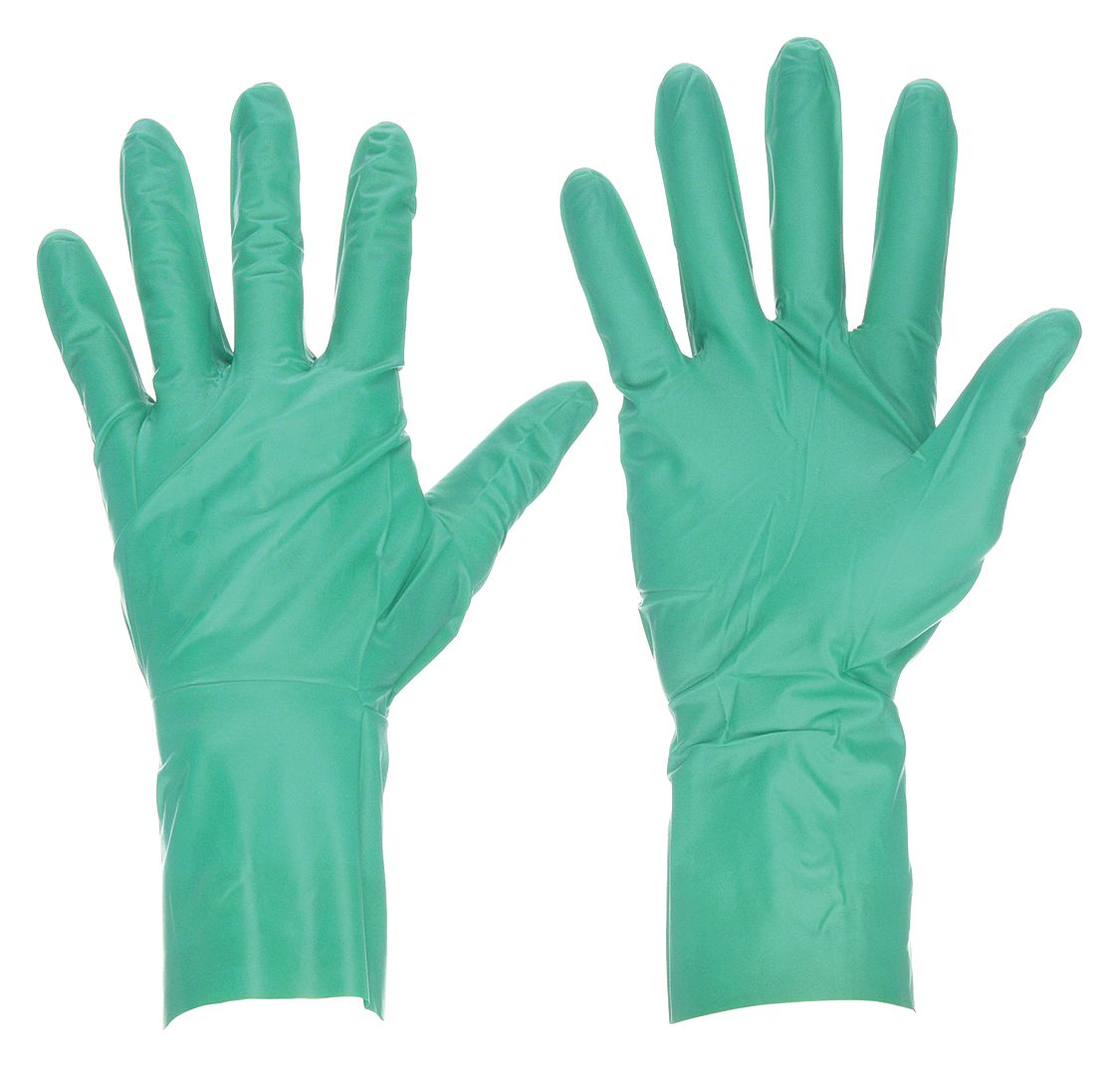 GANTS JETABLES, 9.50PO L/ÉPAISSEUR 4.70 MIL, TAILLE 6/TP, SARCELLE, NITRILE, PQ 100