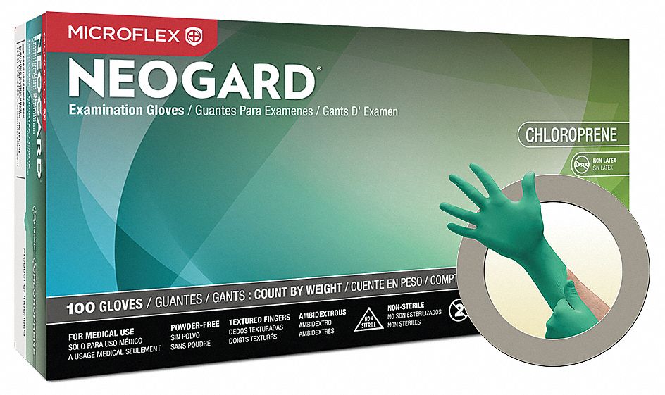 DISPOSABLE GLOVES,GREEN,SZ XL,PK100