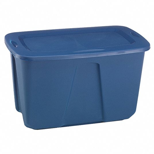 HOMZ, 32 gal, 31 7/8 in x 20 in x 17 3/4 in, Storage Tote - 13N890