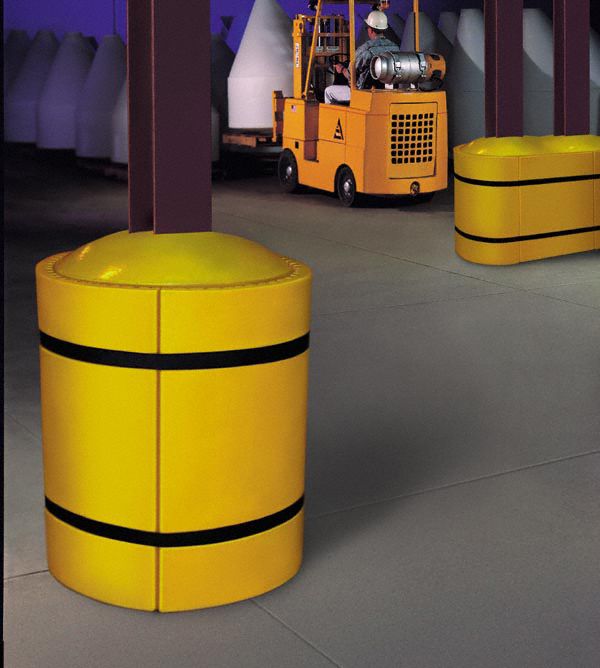 Sentry Round Yellow Column Protector Fits Column Size 24 In 42 Inh X 44 Inw 33rj03cw0244 0985