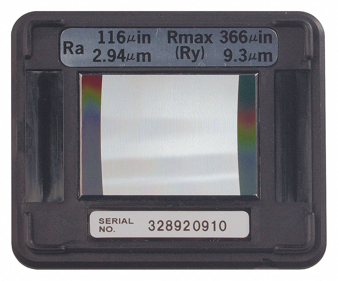 SURFACE ROUGHNESS SPECIMEN, 1 PIECES, 116 UIN/2.94 MICRON ROUGHNESS - RA