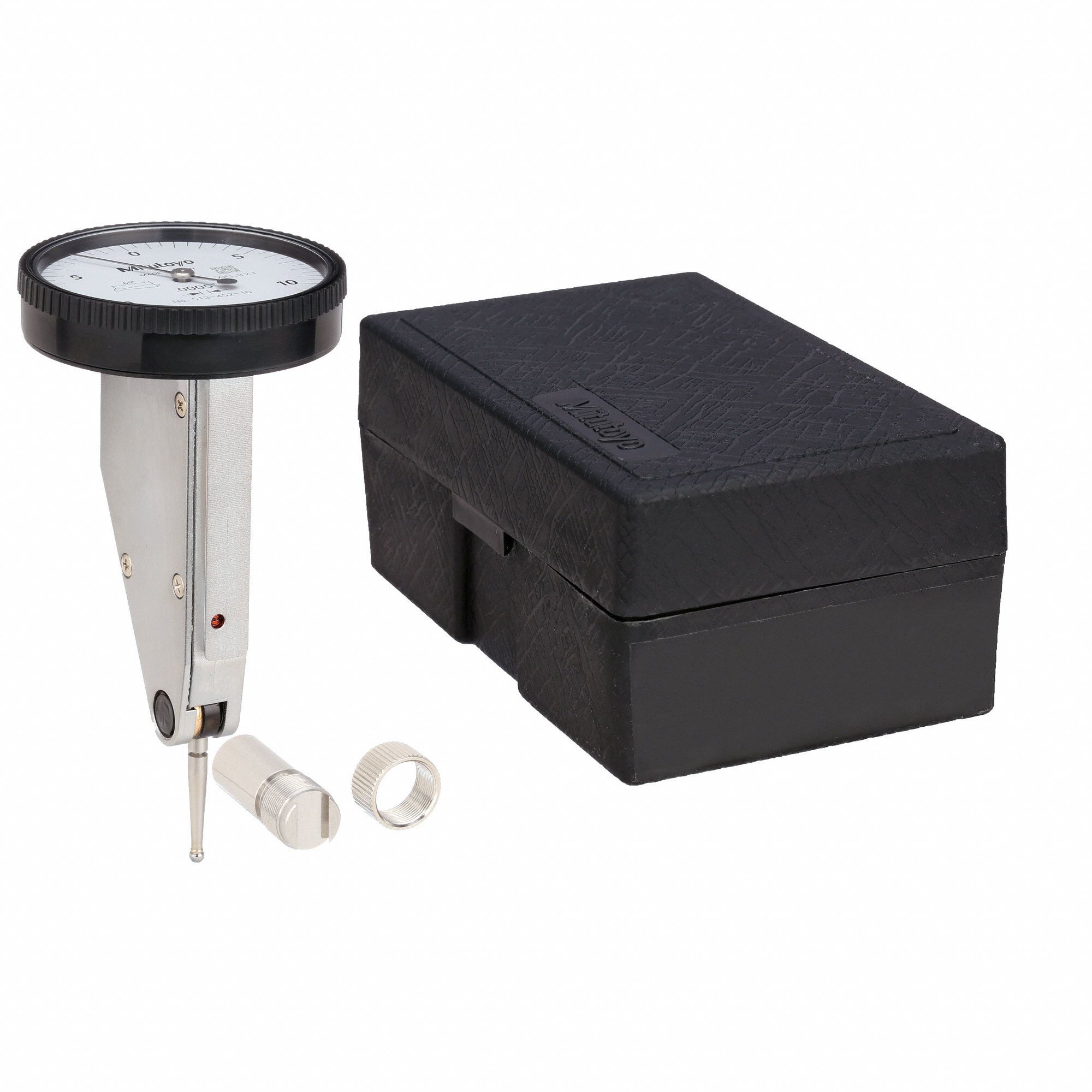 MITUTOYO Vertical Dial Test Indicator Vertical, 0 in to 0.03 in Range